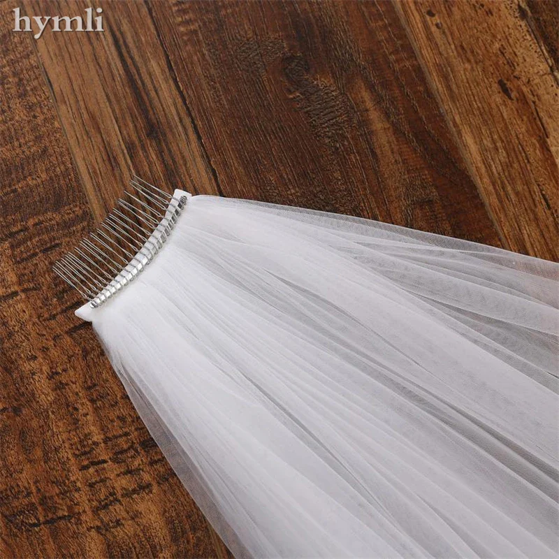 1 Layer Extra Wide Tulle Lace Wedding Veil Cathedral Length Bridal Veil Metal Comb - Image 4