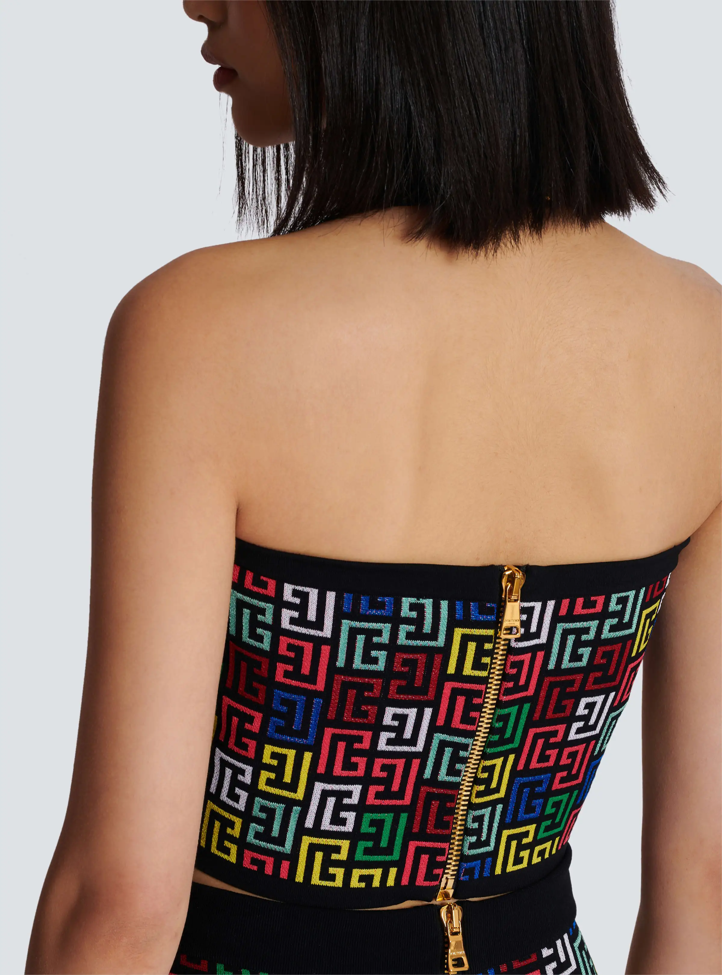 2024 New Women Sexy Halter Off the Shoulder Bodycon Mini Bandage Dress 2 Pieces Jacquard Celebrate Nightclub Party Dress Vestido - Image 3