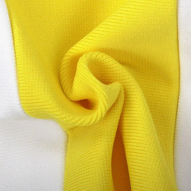 2024 Sexy Women'S Yellow Striped Patchwork White Bandage Dress Strapless Sleeveless Backless Bodycon Mini Dresses Party Vestidos - Image 6