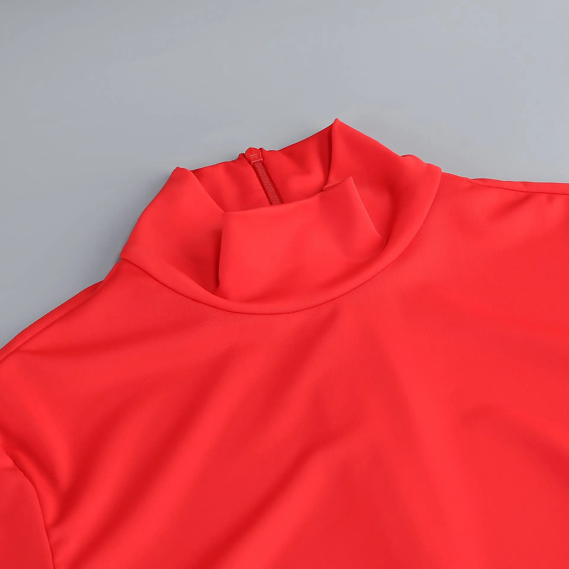 Red Women Long Sleeve Sexy Bodycon Long Dress Celebrate Evening Party Prom Fashion Cocktail Outfit High Quality - Image 5