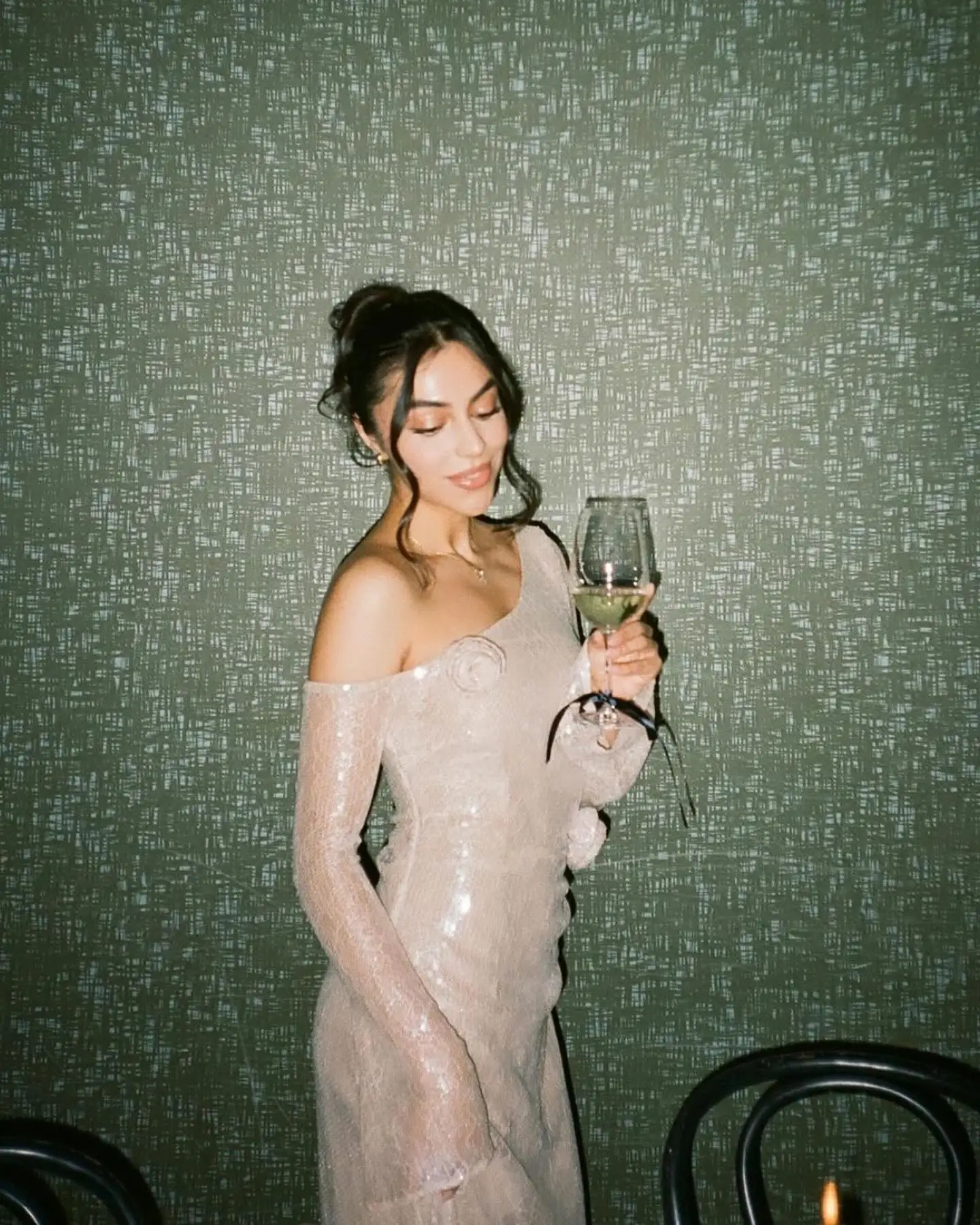 New Shinning Sequins Women Long Sleeve Off the Shoulder Bodycon Long Maxi Dress Fashion Celebrate Birthday Party Outfit - Image 4