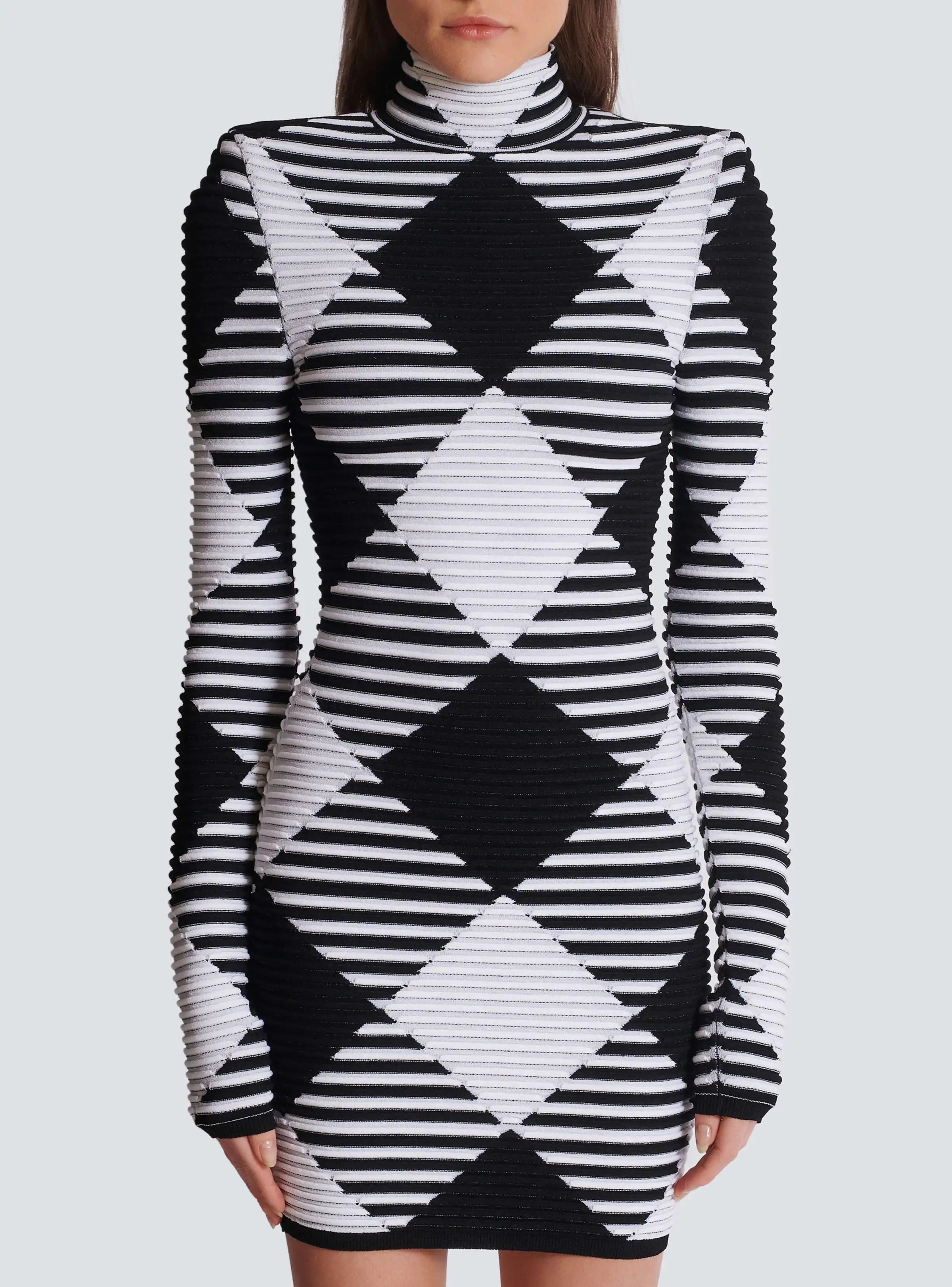 Spring Women Long Sleeve Plaid Bodycon Mini Bandage Dress Fashion Celebrate Evening Party Outfit Vestido