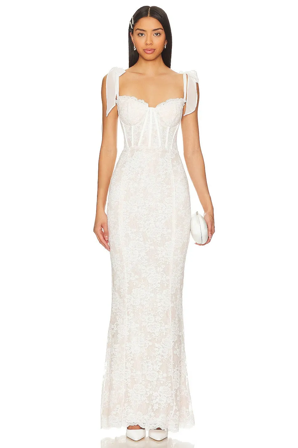 White Elegant Mermaid Vestido De Novia Sleeveless Satin Wedding Dress Modern Bow Court Train Princess Bridal Gown