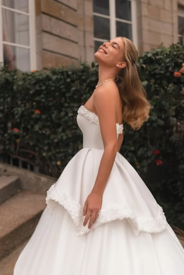 A-Line Off Shoulder Top With Lace Sleeveless Wedding Dress Backless Zipper Custom Bridal Gowns vestidos de fiesta - Image 2