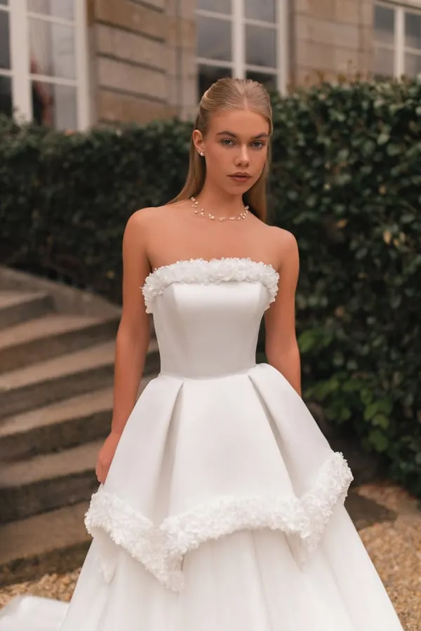 A-Line Off Shoulder Top With Lace Sleeveless Wedding Dress Backless Zipper Custom Bridal Gowns vestidos de fiesta - Image 4