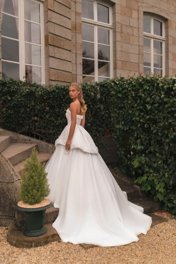 A-Line Off Shoulder Top With Lace Sleeveless Wedding Dress Backless Zipper Custom Bridal Gowns vestidos de fiesta - Image 5