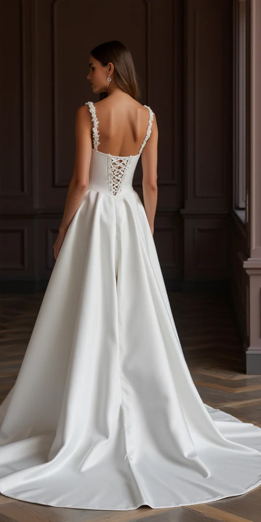 A-Line Wedding Dress for a Timeless and Elegant Bridal Look - Image 3