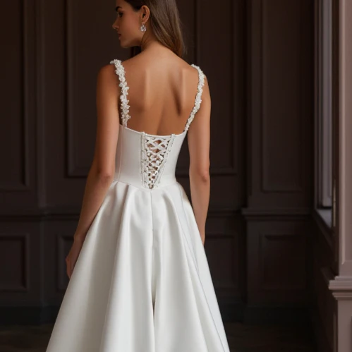 A-Line Wedding Dress for a Timeless and Elegant Bridal Look - Image 5