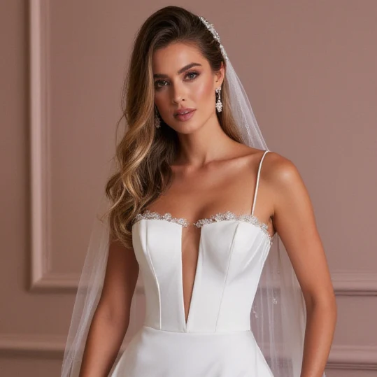 A-Line Wedding Dress for Petite Brides with a Perfectly Balanced Fit - Image 5