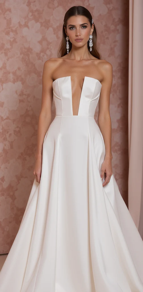 A-Line Wedding Dress with a Vintage-Inspired Silhouette - Image 2