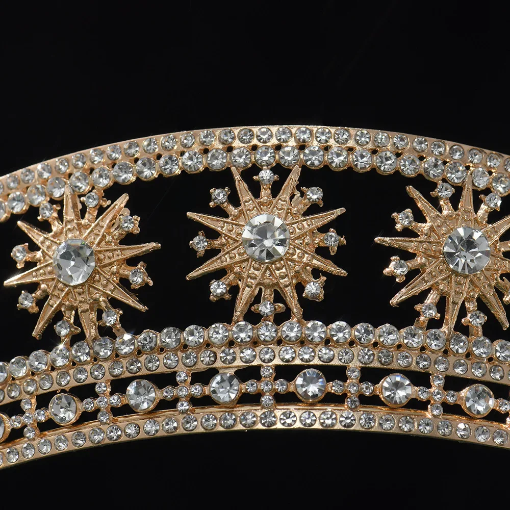 Baroque Queen Crown For Women Bridal Tiaras Crowns For Birthday Party 16 Years Diadem Wedding Hair Jewelry Headpiece Accessories - Image 3