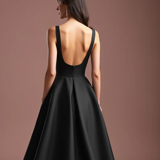 Black Ball Gown Wedding Dress for a Royal and Dramatic Entrance - Image 3