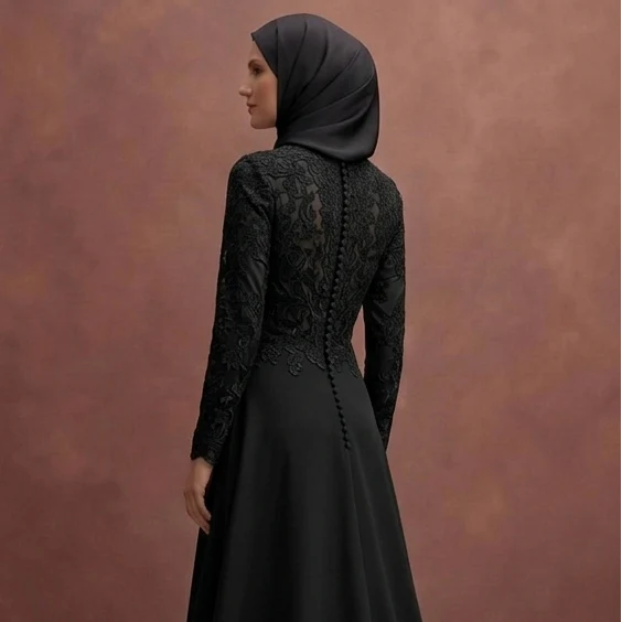 Black Muslim Prom Dresses – Classic & Timeless Elegance - Image 5