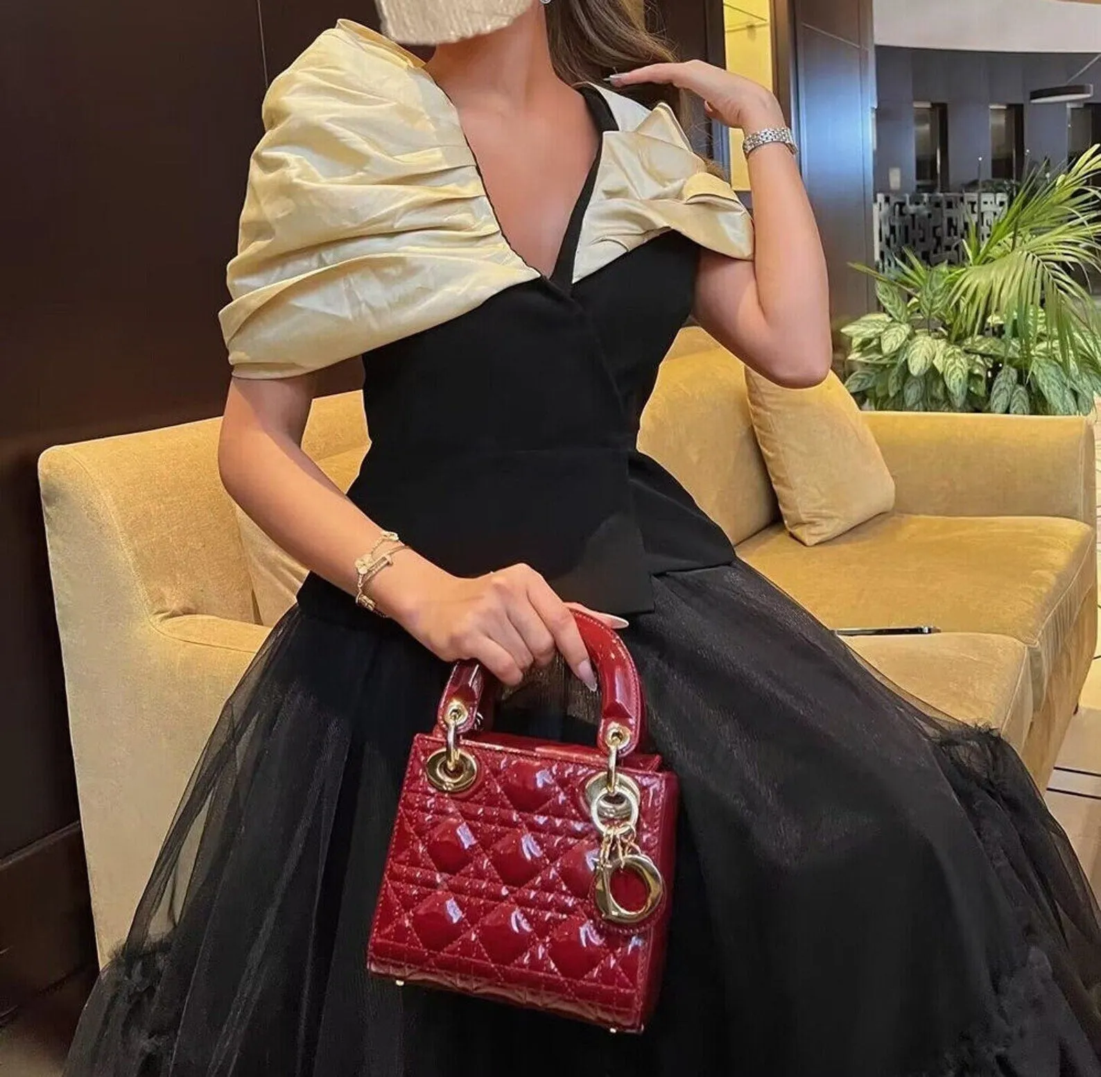 Black Tulle Saudi Arabia Prom Dresses Formal Off-Shoulder Women Evening Party Gowns Ankle Length Midi Celebrity Gown - Image 3