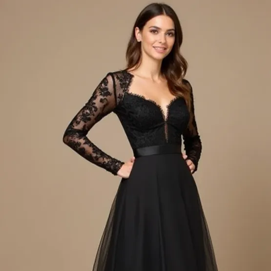 Black Wedding Dress | Ethereal Gothic Bridal Gown for a Magical Wedding Experience - Image 4
