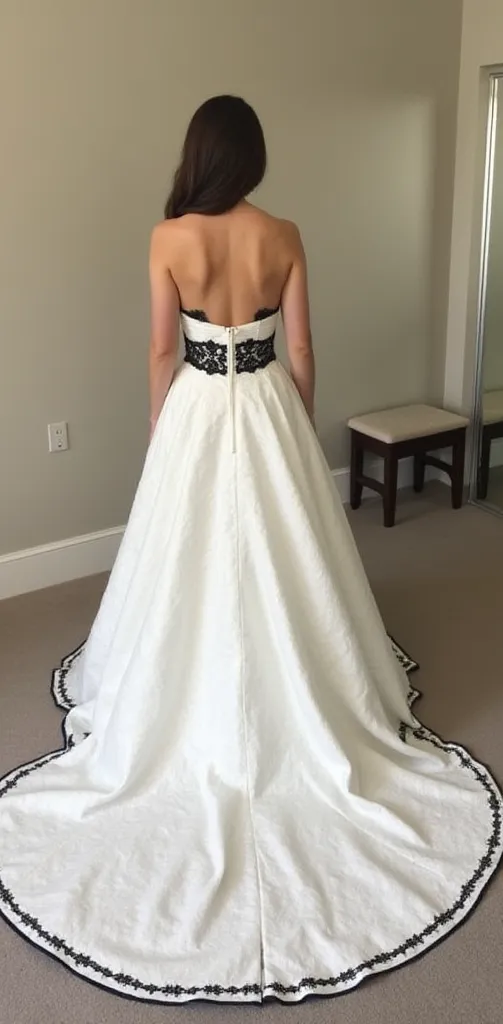 Black Wedding Dress for Gothic Brides Who Love Dark Romance - Image 3