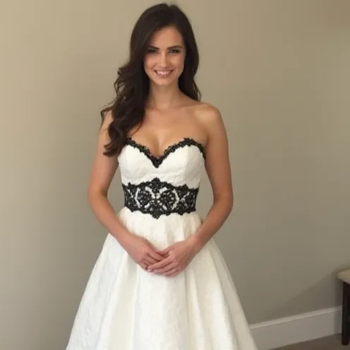 Black Wedding Dress for Gothic Brides Who Love Dark Romance - Image 4