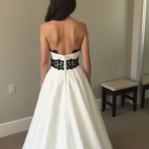 Black Wedding Dress for Gothic Brides Who Love Dark Romance - Image 5