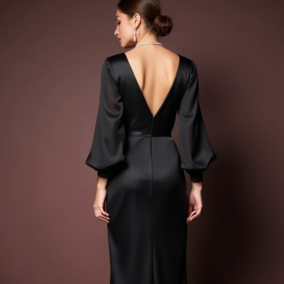 Black Wedding Dress for Plus Size Brides Who Love a Flattering Fit - Image 5