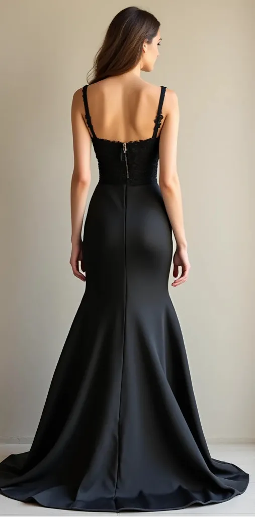 Black Wedding Dress | Stunning Midnight Bridal Gown for Modern Alternative Brides - Image 3