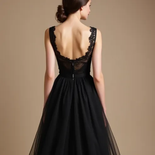 Black Wedding Dress | Timeless Black Gown for a Unique and Unforgettable Bridal Look - Image 5