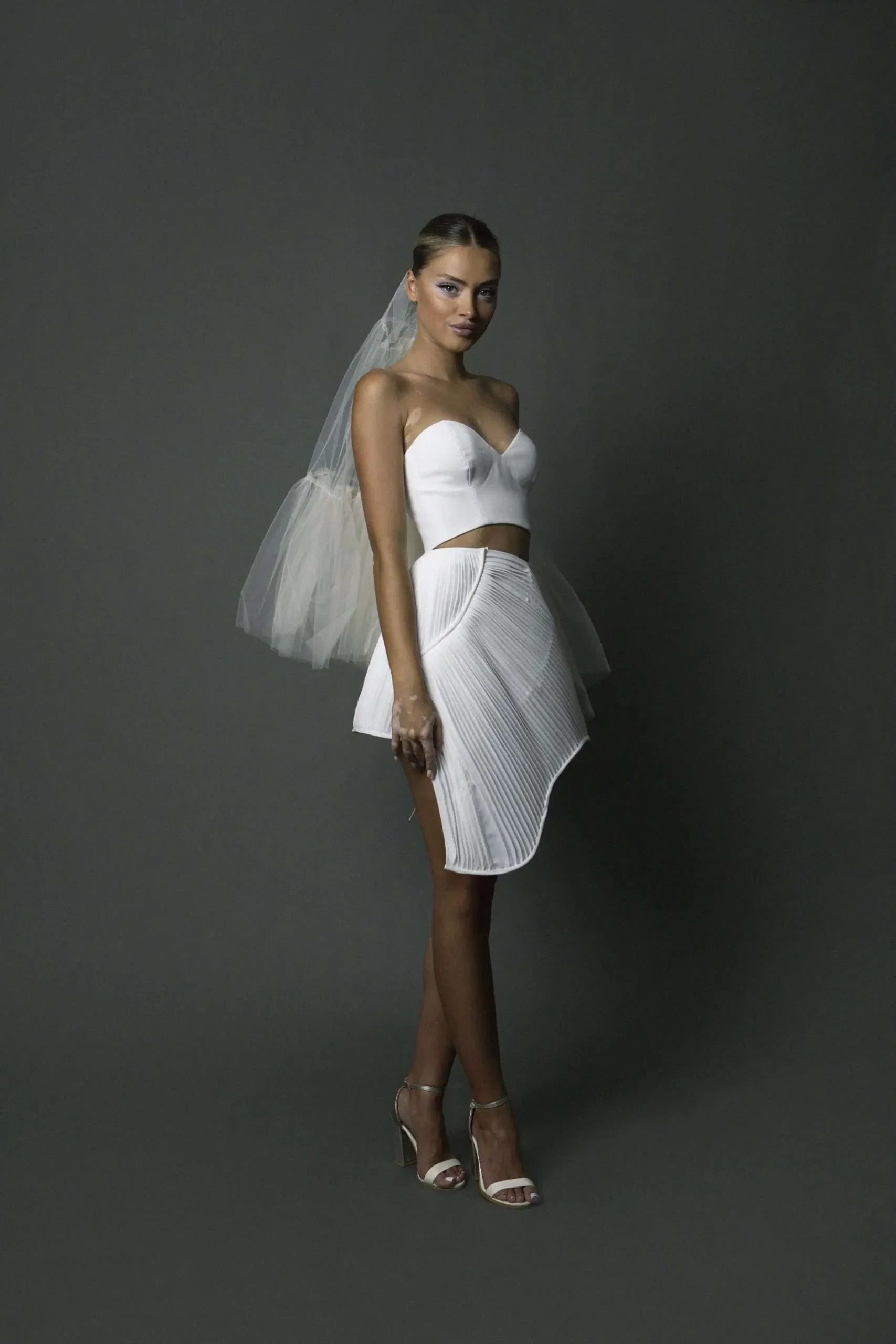 White Mini Bridal Dress Short Wedding Party Dresses Corset New Bride Dress Birthday Dress - Image 2