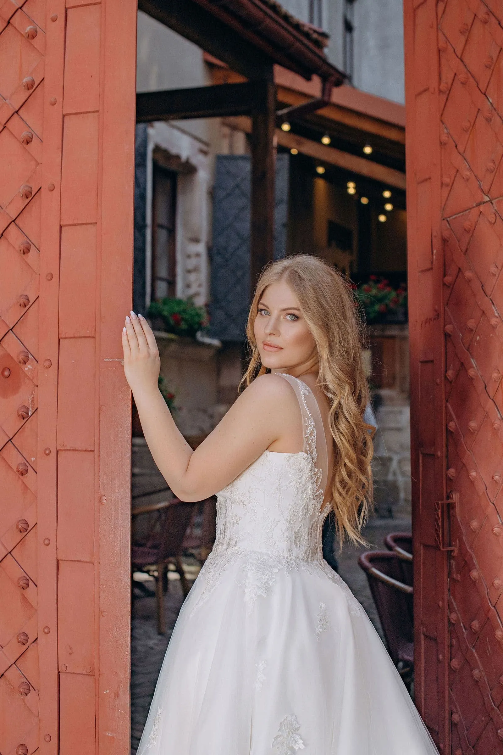 Boho A-Line Wedding Dresses Plus Size V Neck Sleeveless Bride Gowns Appliques Back Zipper Floor Length Tulle Vestido De Noiva - Image 3