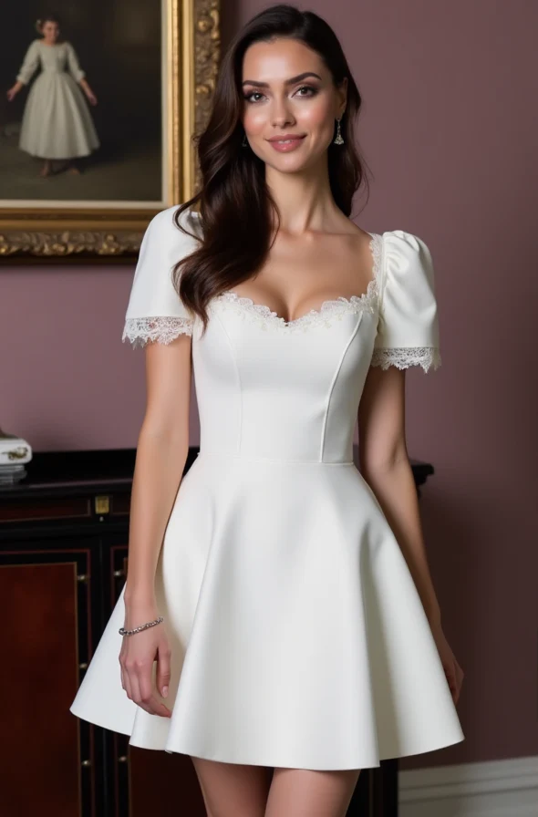 Boho Short Wedding Dress and Mini Dress with a Relaxed Fit for Effortless Style - Image 2
