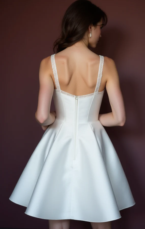 Boho Short Wedding Dress and Mini Dress with Fringe Details for a Unique Look - Image 3