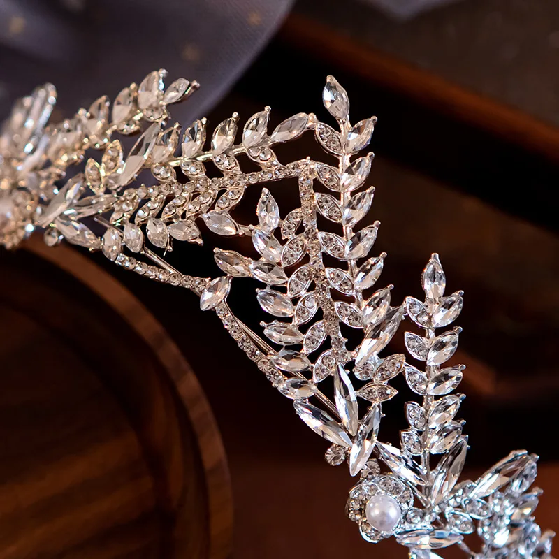 Bridal Hair Jewelry Rhinestones Crystal Crowns and Tiaras Women Brides Princess Queen Headband Headpiece Wedding Accessories - Image 3