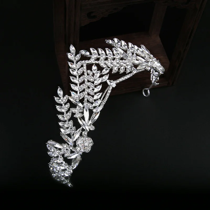 Bridal Hair Jewelry Rhinestones Crystal Crowns and Tiaras Women Brides Princess Queen Headband Headpiece Wedding Accessories - Image 4