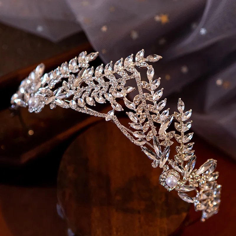 Bridal Hair Jewelry Rhinestones Crystal Crowns and Tiaras Women Brides Princess Queen Headband Headpiece Wedding Accessories - Image 5