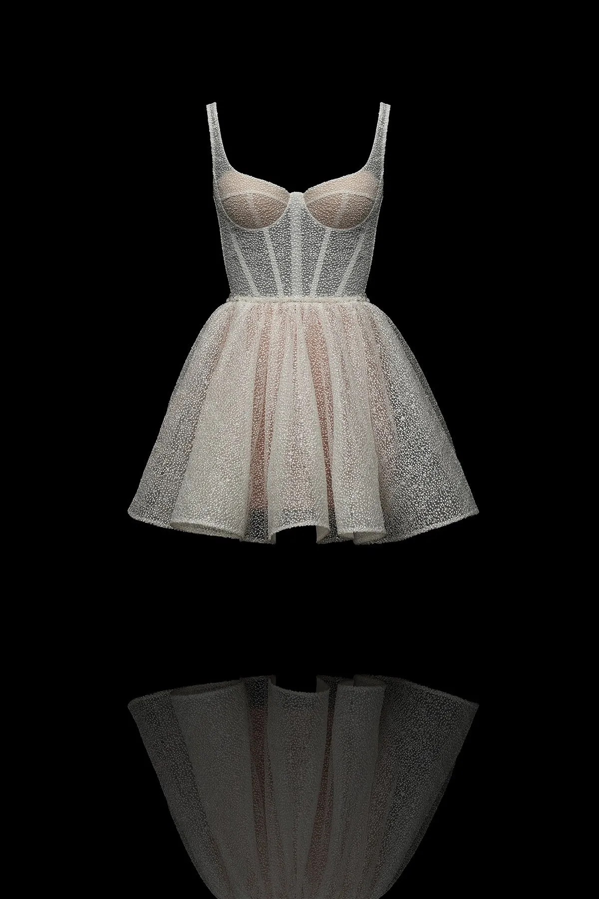 Attractive Translucent Lace Mini Dress Satin Wedding Dress Vestido De Novia Bow Bridal Gown Skirt Court Train Dress Satin - Image 4