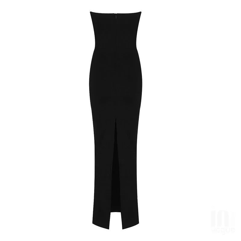 Celebrity Fashion Red Carpet Dress Off the Shoulder Sexy Bandage Bodycon Long Dress Women Elegant Evening Party Dress Vestido - Image 6