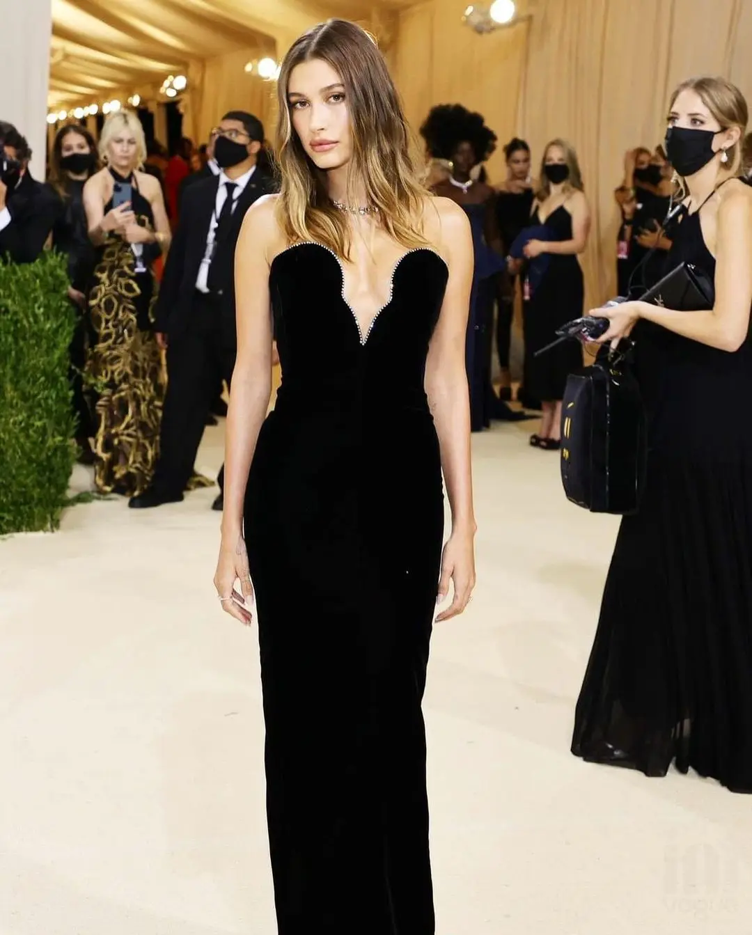 Celebrity Red Carpet Dress Black Color Women Sexy Strapless Bodycon Long Dress Rayon Bandage Elegant Evening Party Outfit - Image 2