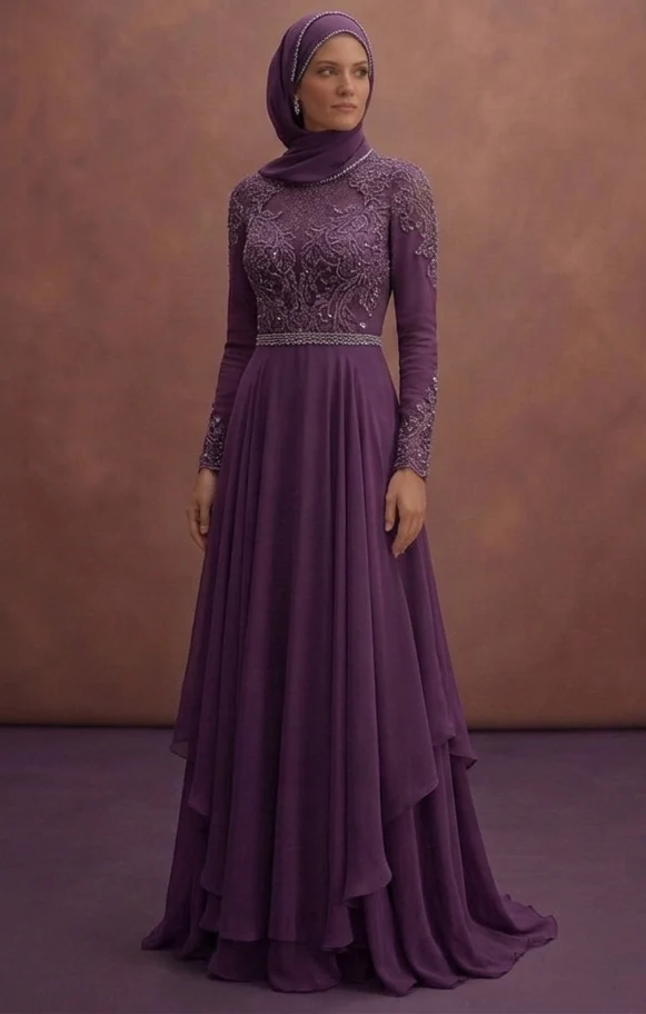 Chiffon Muslim Prom Dresses – Lightweight & Flowing Looks - Image 2