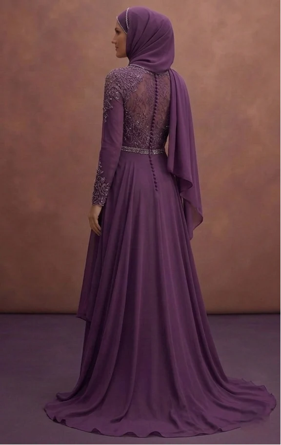 Chiffon Muslim Prom Dresses – Lightweight & Flowing Looks - Image 3