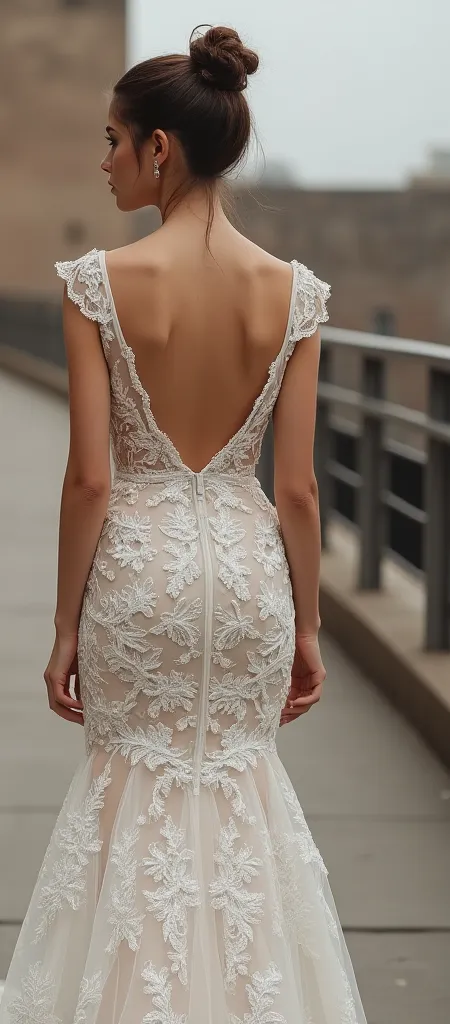 Classic Mermaid Wedding Dress for Brides Who Love Sophisticated Style - Image 3