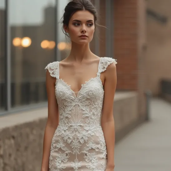 Classic Mermaid Wedding Dress for Brides Who Love Sophisticated Style - Image 4