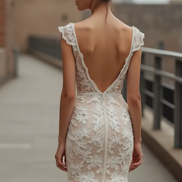 Classic Mermaid Wedding Dress for Brides Who Love Sophisticated Style - Image 5