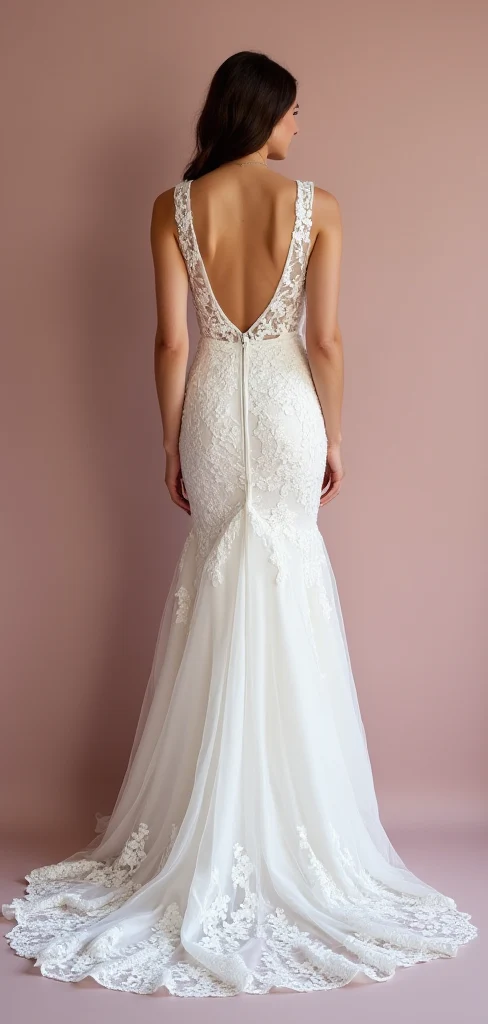 Classic Mermaid Wedding Dress for Brides Who Want a Sleek and Sexy Look - Image 3