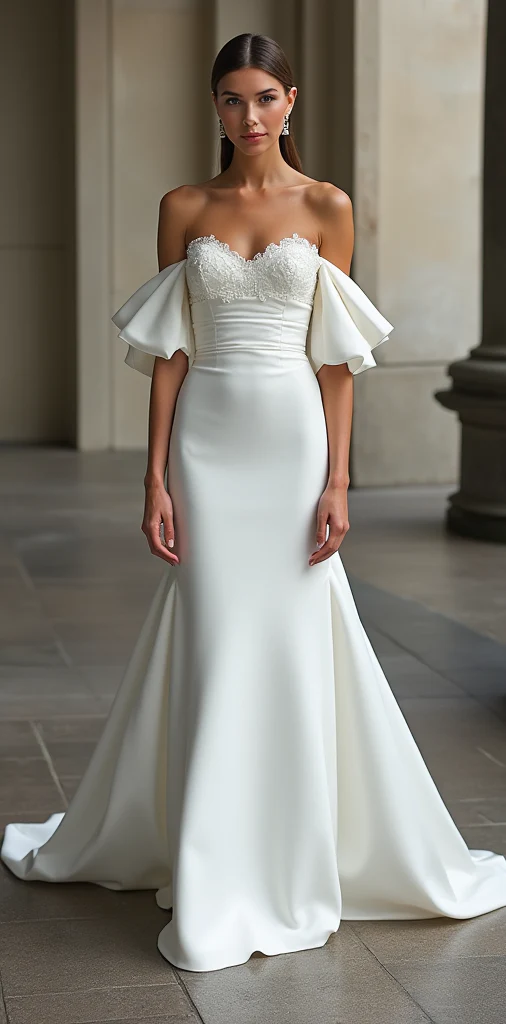 Classic Mermaid Wedding Dress for Elegant and Fashion-Forward Brides - Image 2