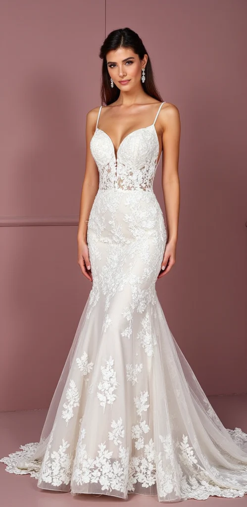 Classic Mermaid Wedding Dress with a Flawless Fit for Chic Brides - Image 2
