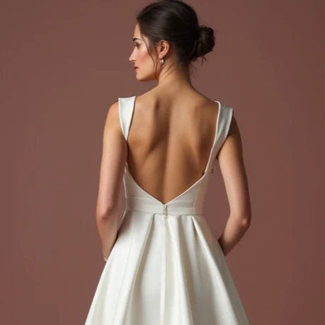 Classic White Princess Wedding Dress with Floral Lace and Elegant Beading - Image 5
