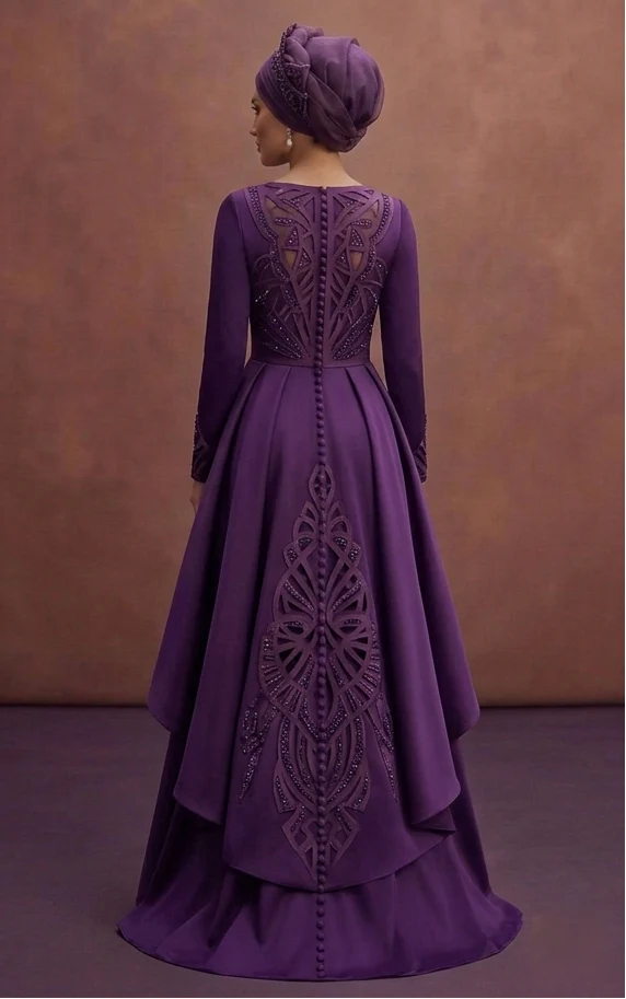 Designer Muslim Prom Dresses with Modern Modest Cuts - Image 3