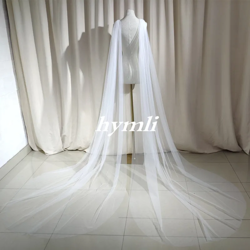 Detachable Wine Red Tulle Bridal Wings , Beach Bridal Cape Veil , Shoulder Wing, Minimalist Wedding Cape - Image 9