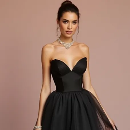 Elegant Black Wedding Dress for Brides Who Love a Bold Statement - Image 4
