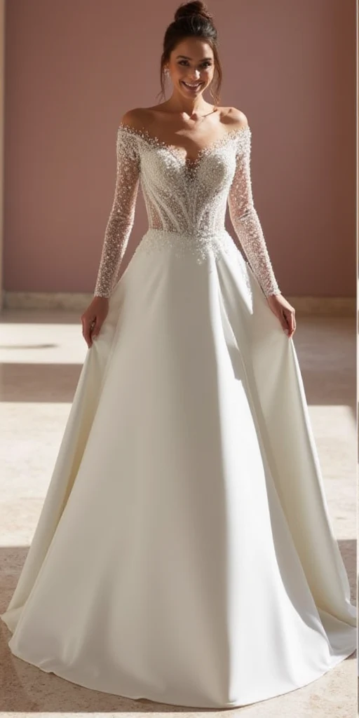 Elegant Princess Wedding Dress with a Classic and Timeless Design - Image 2
