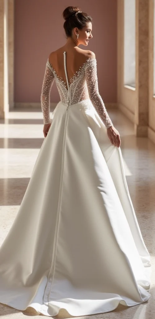 Elegant Princess Wedding Dress with a Classic and Timeless Design - Image 3