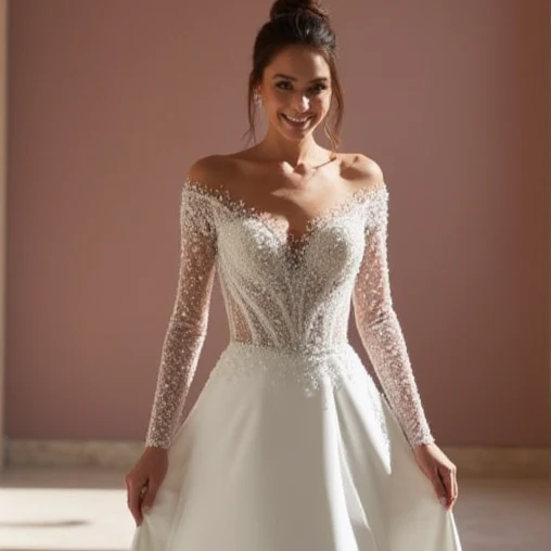 Elegant Princess Wedding Dress with a Classic and Timeless Design - Image 4